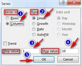 Cách đánh số thứ tự trong Excel 7