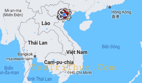 Việt Nam nằm ở phía Đông nước Lào