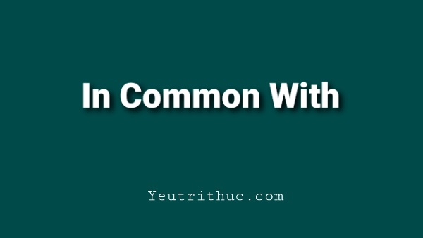 In Common With là gì dịch nghĩa từ tiếng Anh sang tiếng Việt có ví dụ